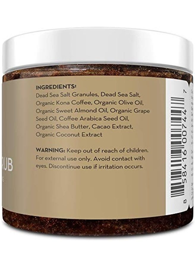 PURE BODY NATURALS Arabica Coffee Body Scrub Brown 2X2.2X1.9inch  - Image 5