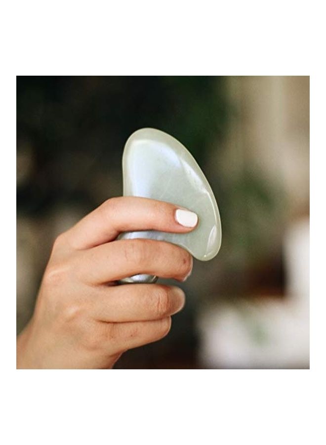 Mount Lai The Jade Gua Sha Facial Lifting Tool Green - Image 3