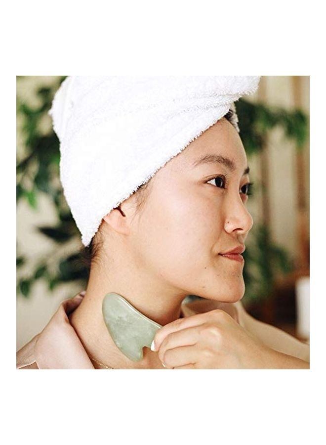Mount Lai The Jade Gua Sha Facial Lifting Tool Green - Image 5