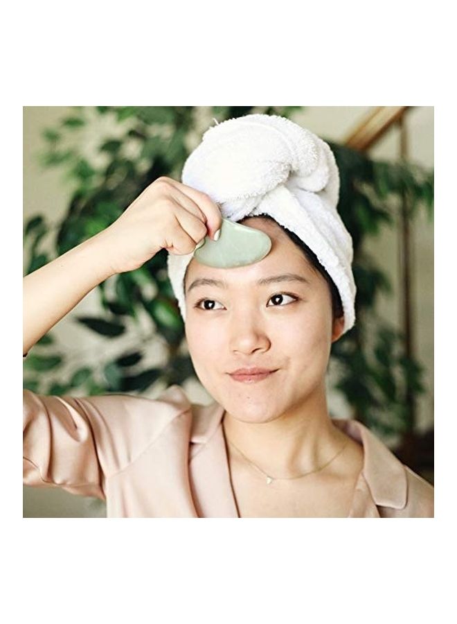 Mount Lai The Jade Gua Sha Facial Lifting Tool Green - Image 4