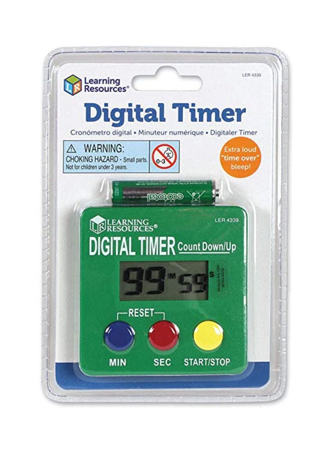 ليرننج ريسورسز - Countdown Digital Timer with Battery - Image 1