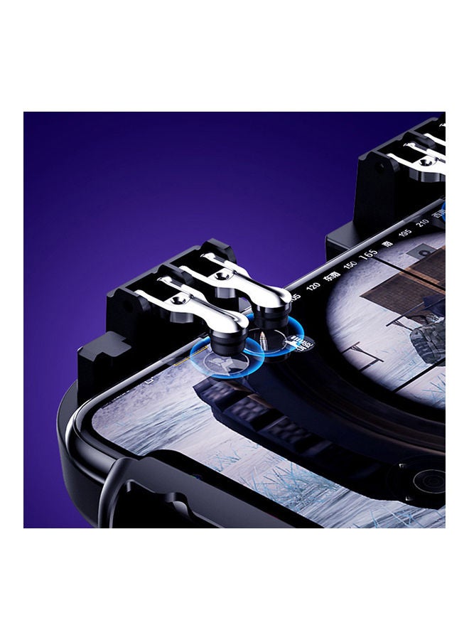 ماركة غير محددة - H9 Gamepad Charging Version Six-finger Controller with Bracket Cooling Fan - Wireless - Image 1