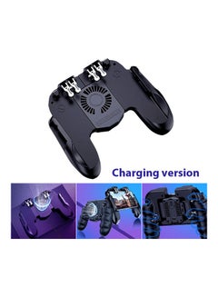 H9 Gamepad Charging Version Six-finger Controller with Bracket Cooling Fan - Wireless