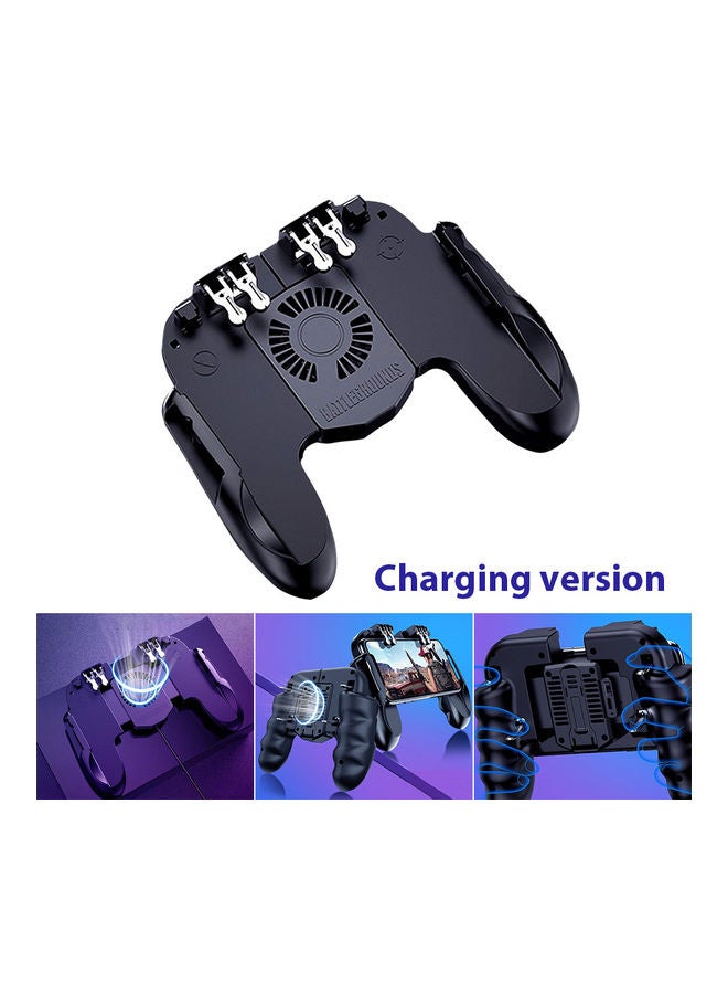 ماركة غير محددة H9 Gamepad Charging Version Six-finger Controller with Bracket Cooling Fan - Wireless  - Image 1