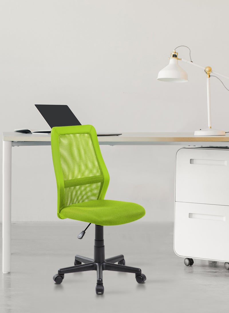 Switch - Office Chair In Green Cool Mesh And Wheel Chair - Size 60 X 19 X 52 For Your Perfect As Home Office Chair, box size-60 X 19 X 52 Green - Image 1