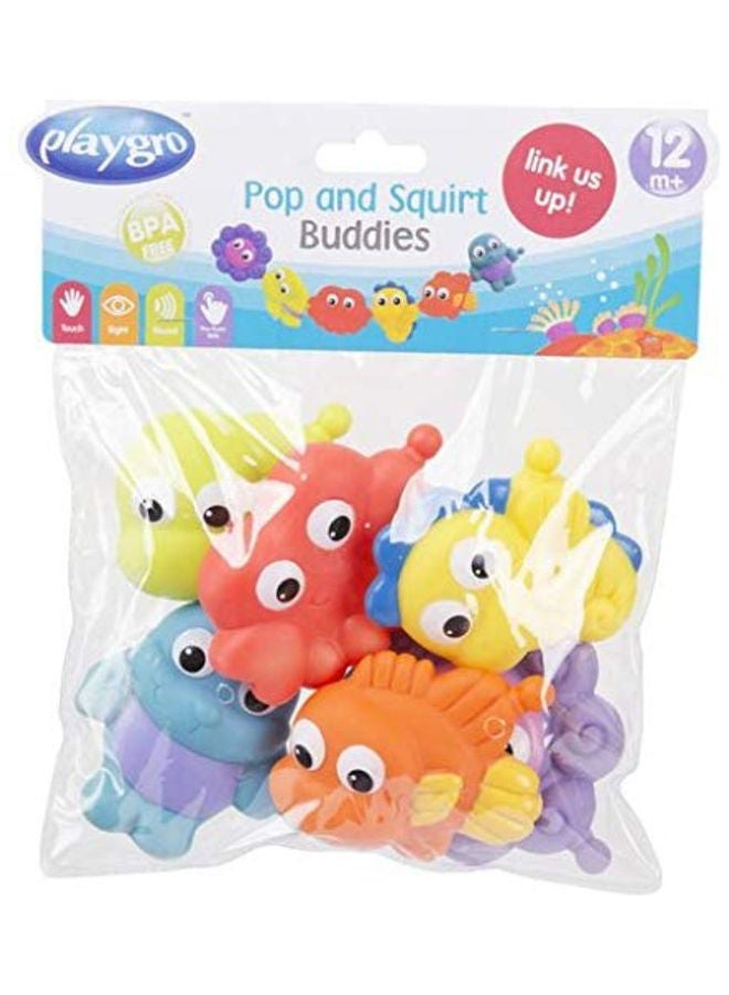 بلاي غرو مجموعة ألعاب الاستحمام Pop And Squirt Buddies - Image 1