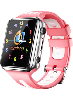 W5 4G Smart Watch GPS+Wi-Fi+LBS Multiple-Positioning with Sim Slot Pink