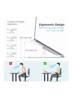 dodocool Portable Adjustable Tablet Stand Silver  - Image 5