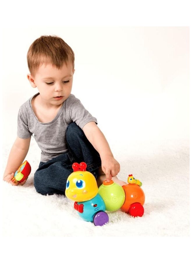 WinFun Remote Control Wriggle ‘N Giggle Caterpillar Toy 2x30x16cm  - Image 2