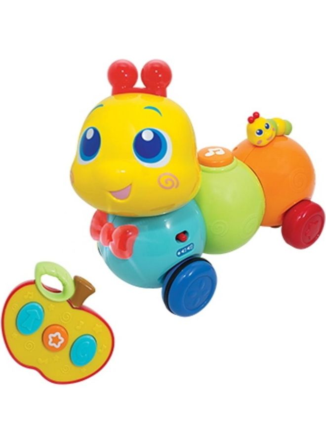 WinFun Remote Control Wriggle ‘N Giggle Caterpillar Toy 2x30x16cm  - Image 1