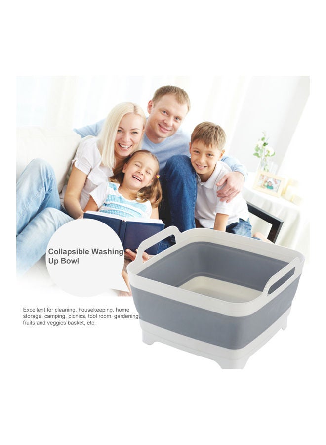 ماركة غير محددة Collapsible Sink with Drainer Grey/White  - Image 4