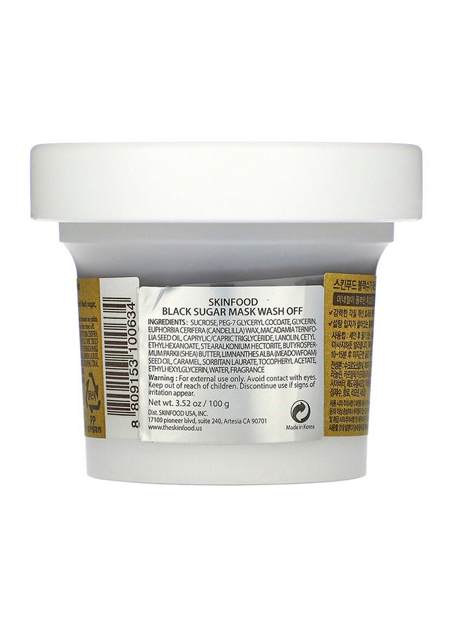 Skinfood Black Sugar Wash-Off Mask 100grams  - Image 4