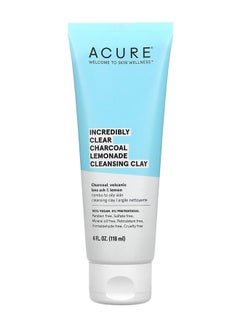 Acure Incredibly Clear Charcoal Lemonade Cleansing Clay 118ml  - Image 1
