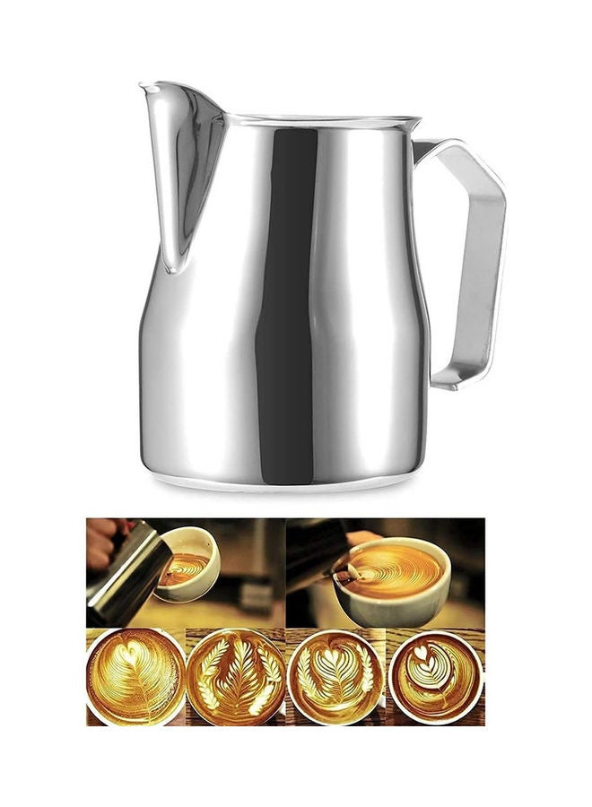 MIBRU Milk Frothing Pitcher Silver - Image 5