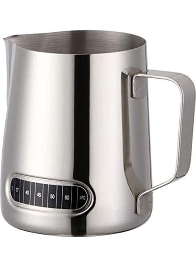 MIBRU Milk Frothing Pitcher Silver - Image 2