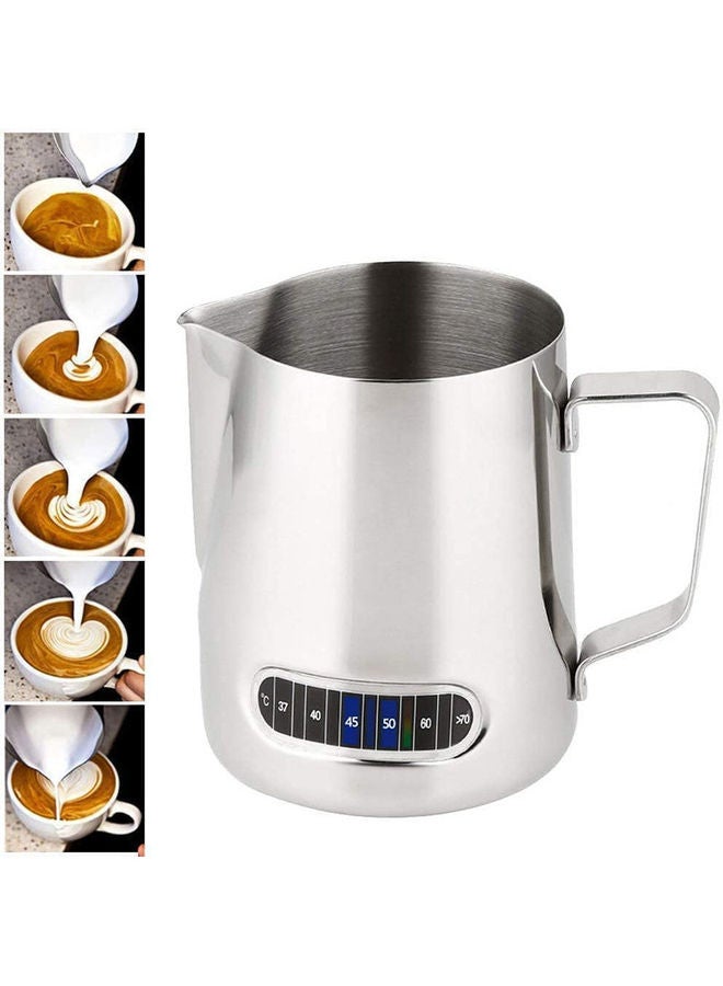 MIBRU Milk Frothing Pitcher Silver - Image 5