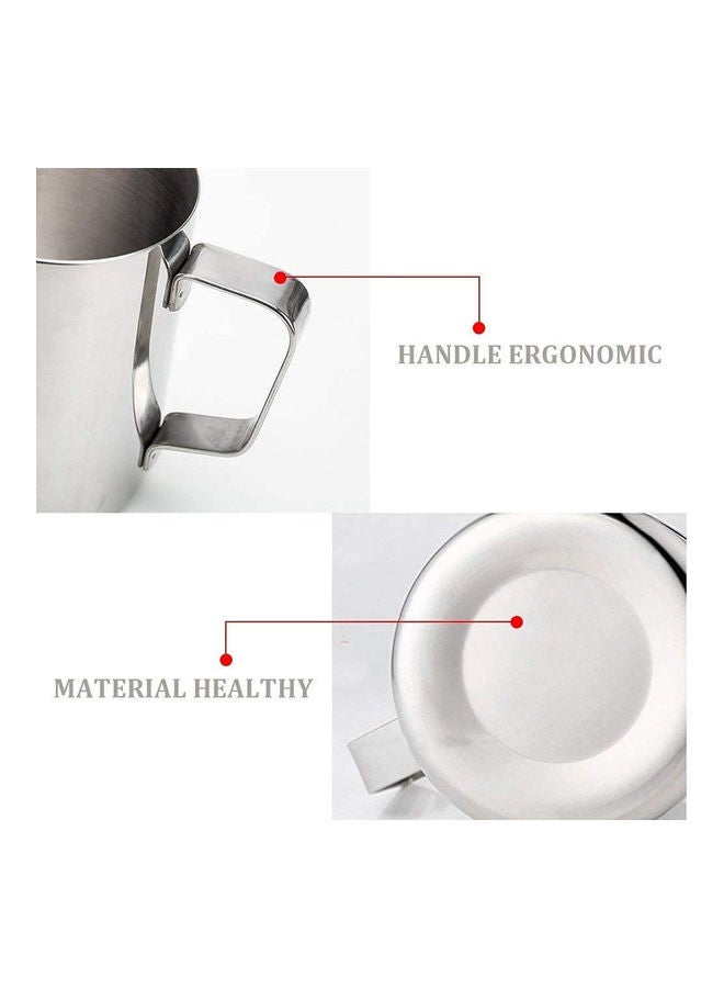 Milk Frothing Pitcher Silver