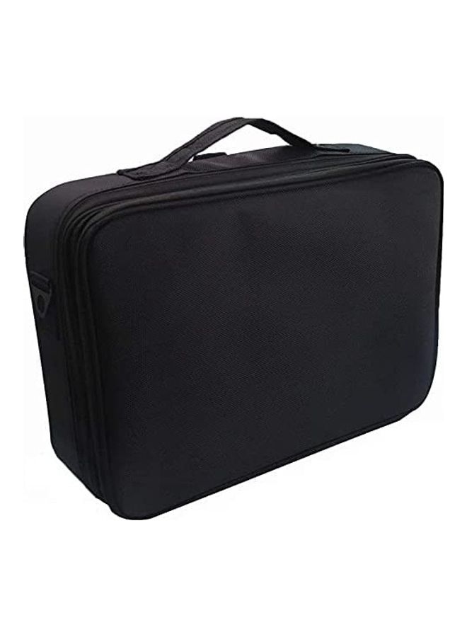 Makeup Bag Organizer with Adjustable Division Black - Image 2
