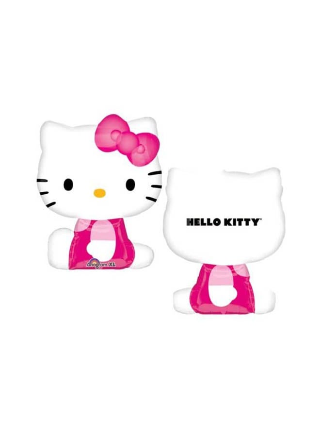 Anagram Hello Kitty Shape Foil Balloon 27x22inch Birthday Decorations Party Supplies 27x22inch  - Image 2
