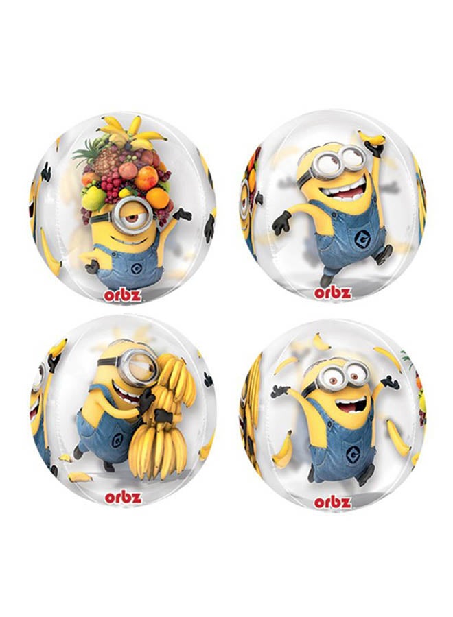 أناجرام بالون أوربز من القصدير بتصميم فيلم Despicable Me 15x16بوصة - Image 1