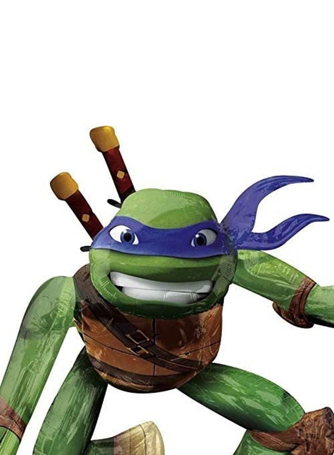 أناجرام مجموعة بالونات هوائية متحركة للزينة مطبوع عليها عبارة "Teenage Mutant Ninja Turtles" وشخصية ليوناردو طراز P93 44بوصة - Image 3