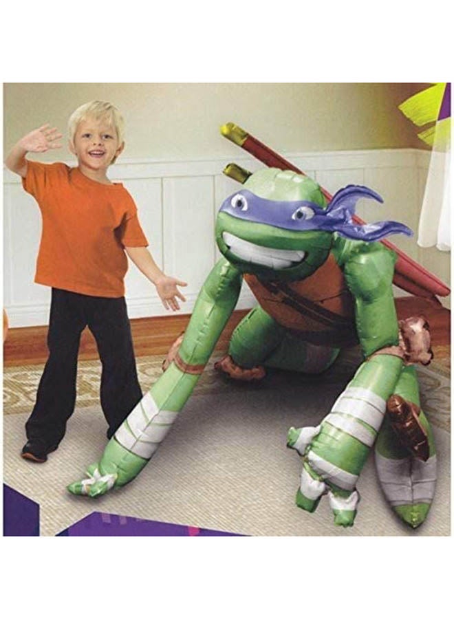 أناجرام مجموعة بالونات هوائية متحركة للزينة مطبوع عليها عبارة "Teenage Mutant Ninja Turtles" وشخصية ليوناردو طراز P93 44بوصة - Image 4