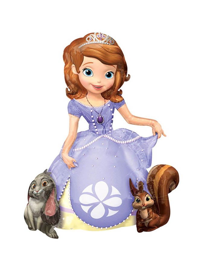 أناجرام بالون على شكل الأميرة صوفيا بتصميم راقص بواسطة الهواء - Image 1