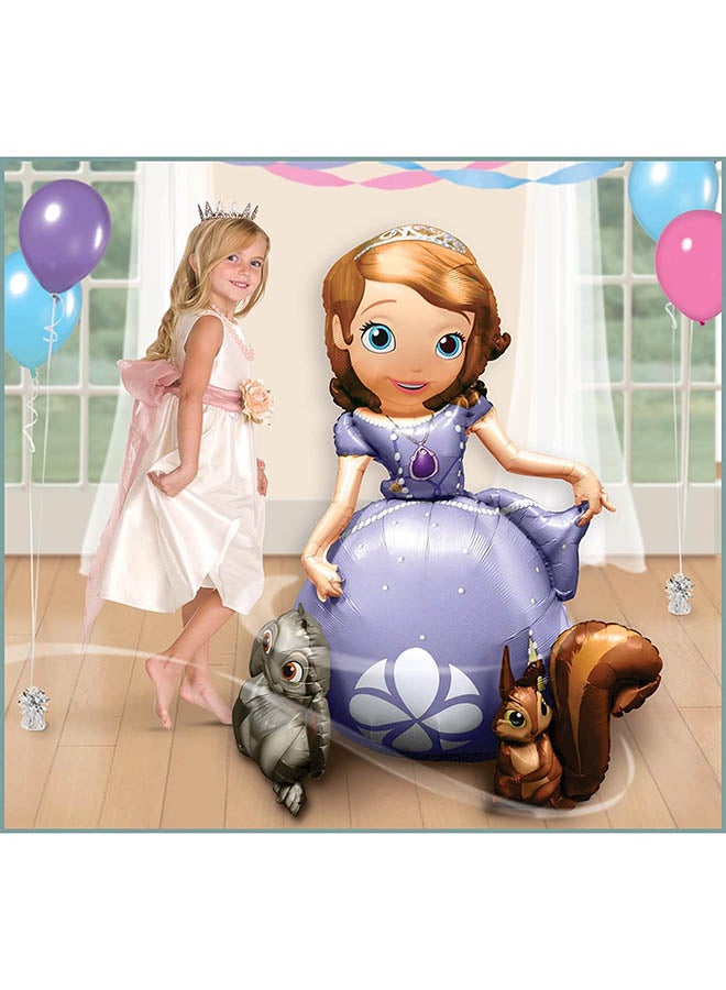 أناجرام بالون على شكل الأميرة صوفيا بتصميم راقص بواسطة الهواء - Image 2