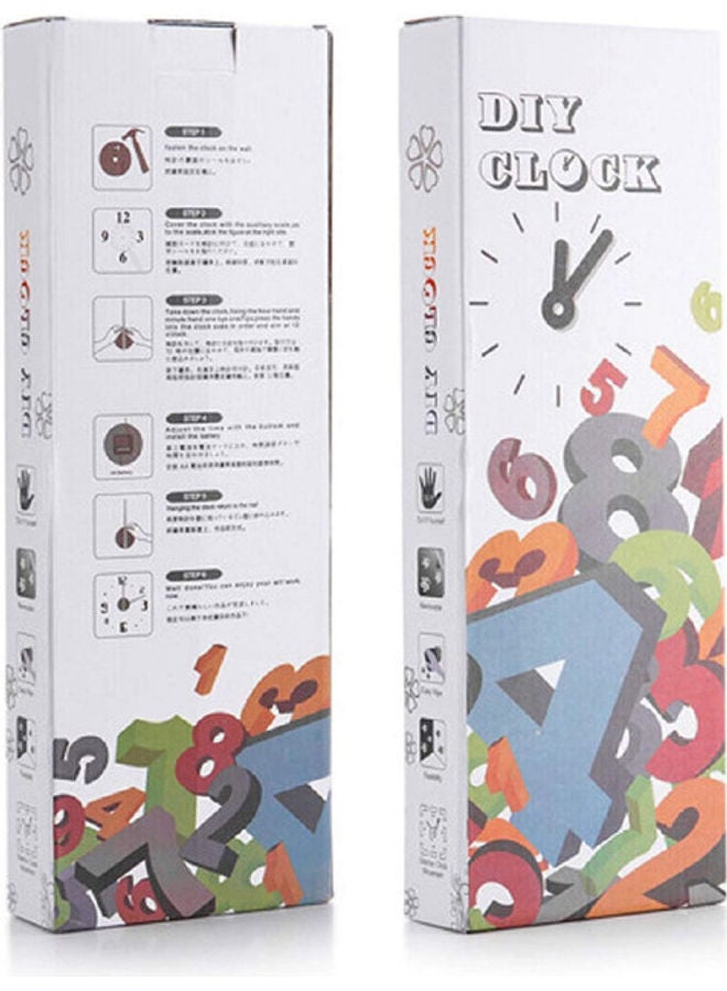 ساعة حائط مثالية لديكور المنزل والمكتب فضي - Image 3
