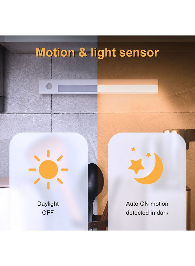 مصباح خزانة LED لاسلكي يوضع تحت الخزانة أبيض - Image 2