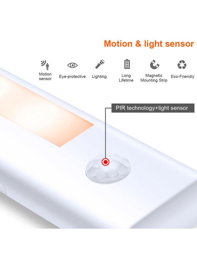 مصباح خزانة LED لاسلكي يوضع تحت الخزانة أبيض - Image 3