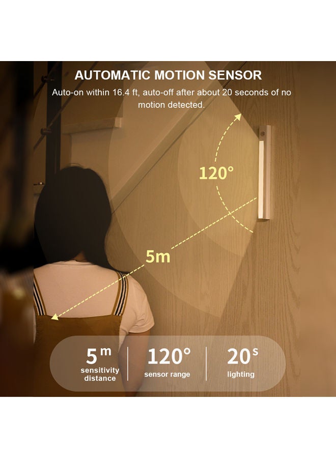 مصباح خزانة LED لاسلكي يوضع تحت الخزانة أبيض - Image 5