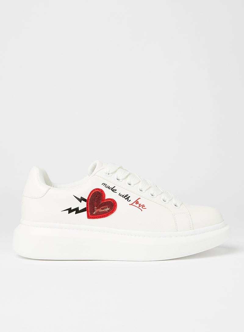ALDO Larelin Low Top Sneakers White  - Image 1