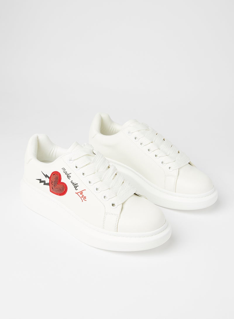 ALDO Larelin Low Top Sneakers White  - Image 2