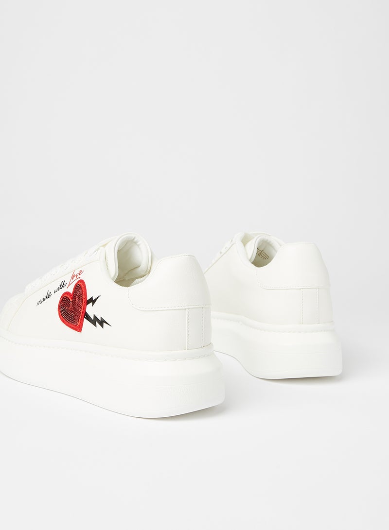 ALDO Larelin Low Top Sneakers White  - Image 3