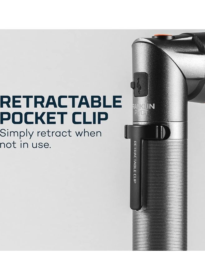 NEBO Franklin Pivot Rc - Rechargeable 300 Lumen Handheld Work Light - Image 3