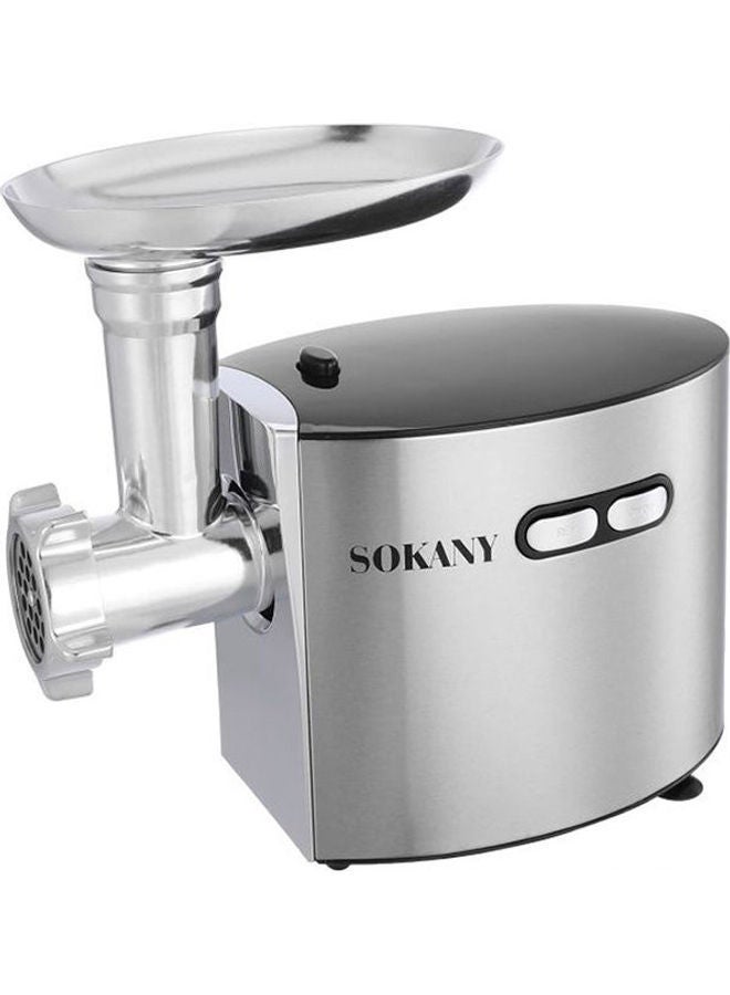 sokany Stainless Steel Electric Meat Grinder 2500W 2500 W SK-91 Silver - Image 1