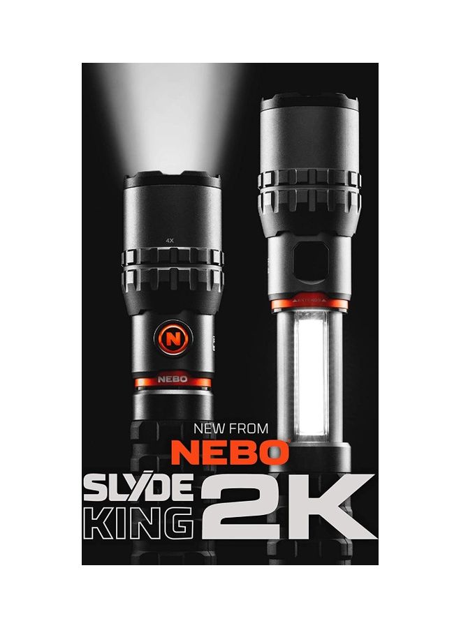 NEBO Slyde King 2K - 2,000 Lumen Rechargeable Flashlight And 500 Lumen Work Light - Image 4