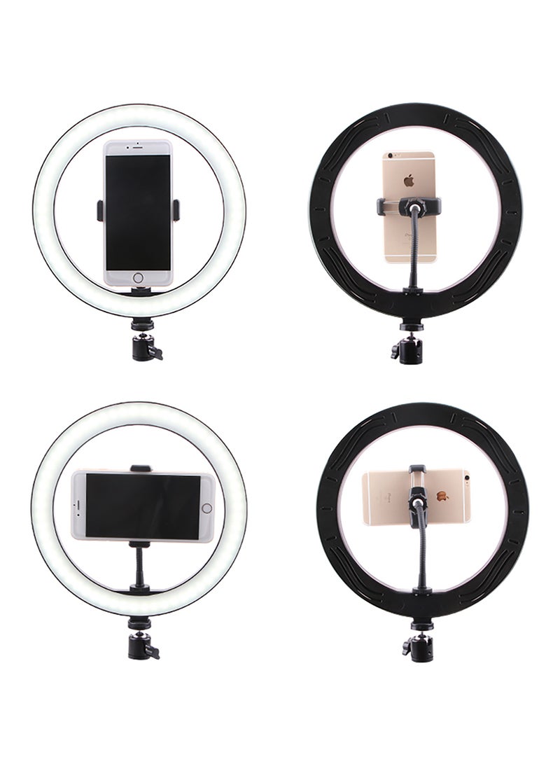 Amal - LED Ring Photography Light 3-Piece, Mini Dimmable 3 Lighting Modes Lamp, Premium Quality, Easy To Assemble D7935B-C Black - Image 1