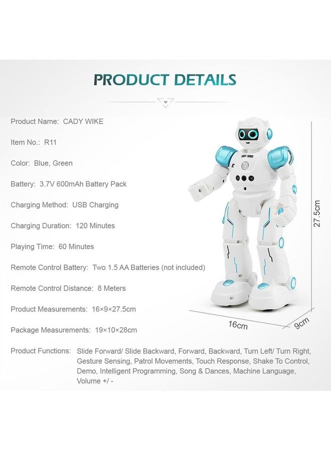 JJR/C - Remote Control Programmable Gesture Sensor Music Dance RC Toy for Kids - Image 1