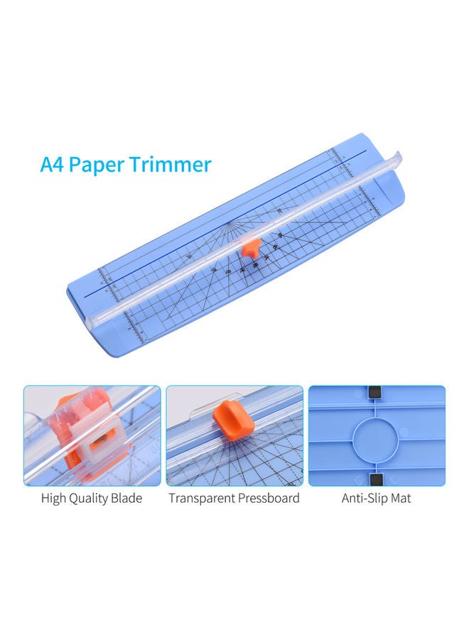 Generic - A4 Size Paper Cutter Cutting Machine Blue - Image 1