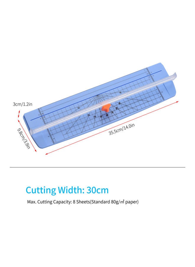 Generic - A4 Size Paper Cutter Cutting Machine Blue - Image 1
