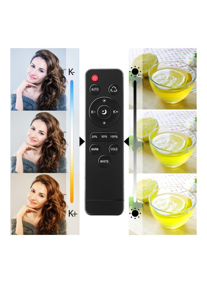 أندوير - طقم صندوق إضاءة سوفت بوكس بإضاءة LED بدرجة حرارة ثنائية اللون مع حامل وحقيبة حمل مكون من قطعتين متعدد الألوان - Image 1