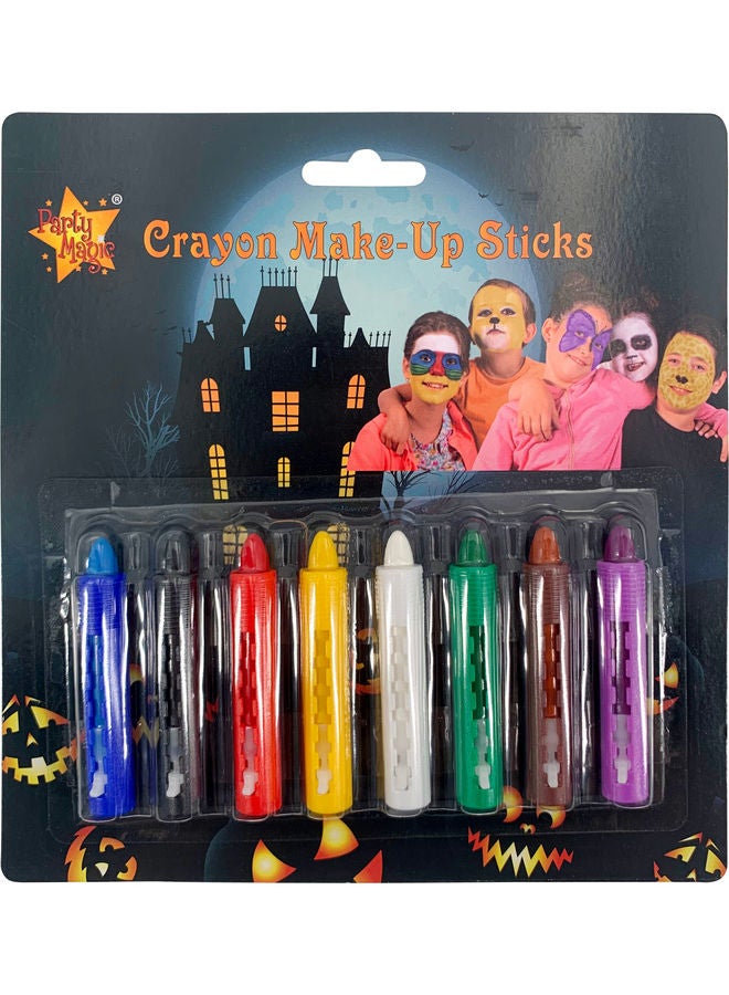 بارتي ماجيك 8-Piece Multi Colour Crayon Make-Up Sticks One Size 