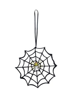 بارتي ماجيك Halloween Glitter Spider Web Black 18cm 