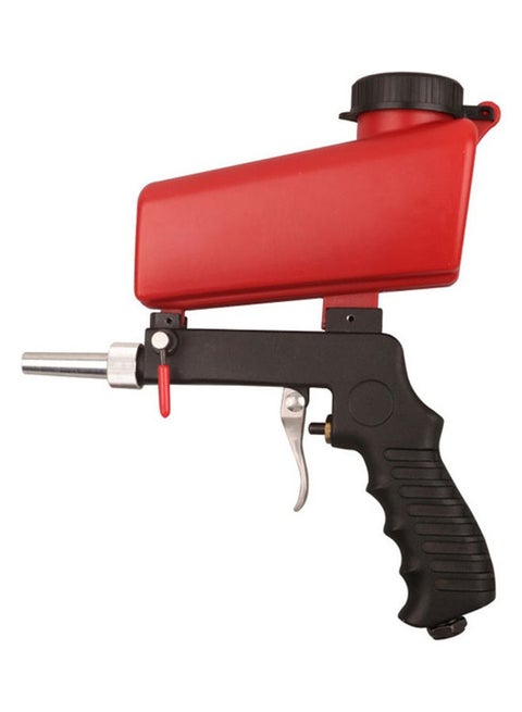 Portable Gravity Sandblasting Machine Red/Black