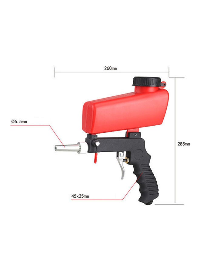 Generic - Portable Gravity Sandblasting Machine Red/Black - Image 1
