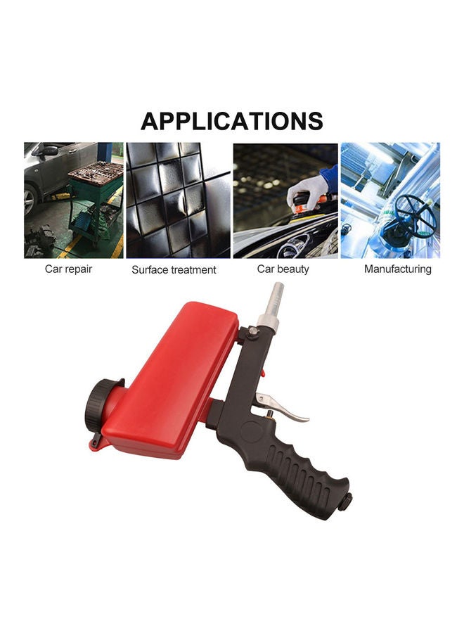 Generic - Portable Gravity Sandblasting Machine Red/Black - Image 1