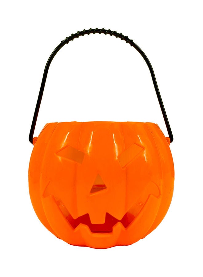 Party Magic Halloween Pumpkin Basket With Lights And Sound Multicolour One Size