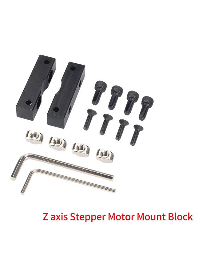 Z Axis Stepper Motor Mount Block 3D Printer Upgrade Kit Black - Image 5